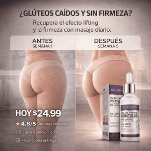Aceite Reafirmante para Glúteos & Piernas.