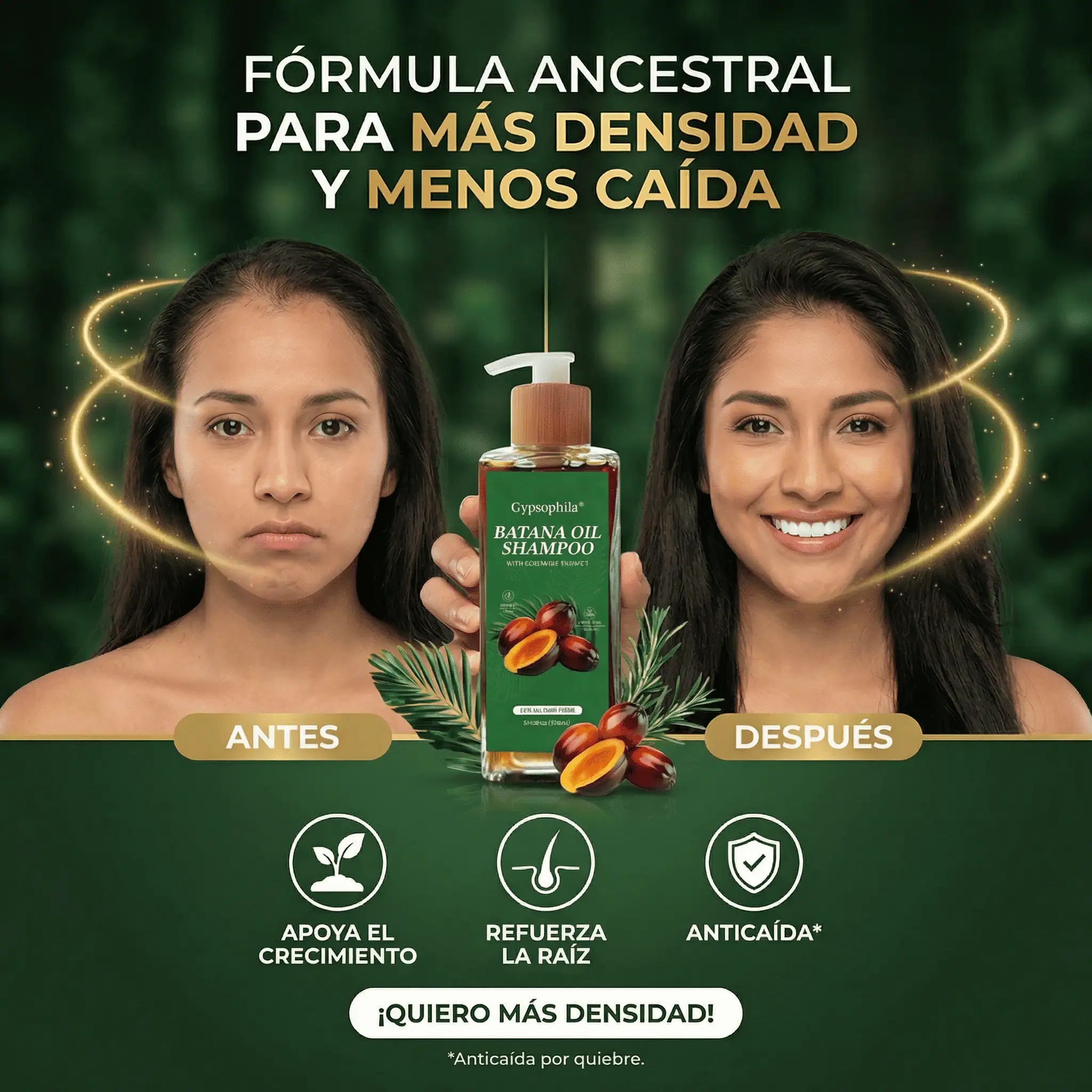 Shampoo De Batana Con Extracto de Romero. - Gypsophila®